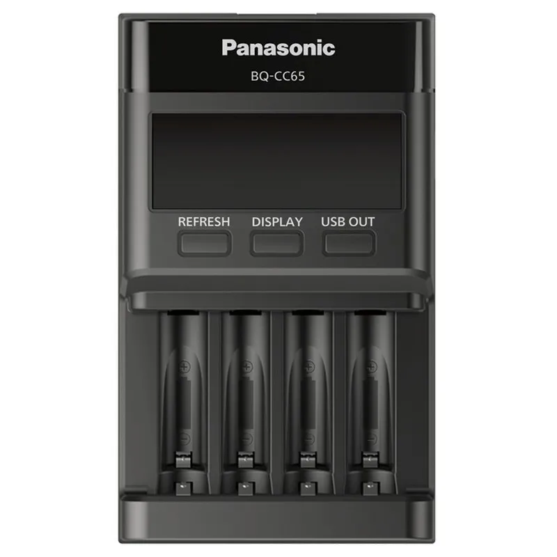 Încărcător Acumulatori Panasonic BQ-CC65E, Negru