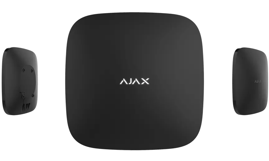 Panou inteligent de control al alarmei Ajax Hub Plus, Negru