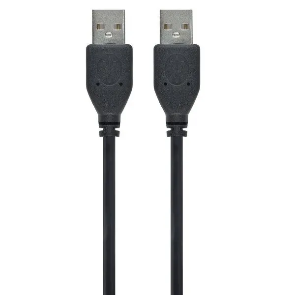 Adaptor USB Cablexpert CCP-USB2-AMAM-6, USB Type-A/USB Type-A, 1,8m, Negru