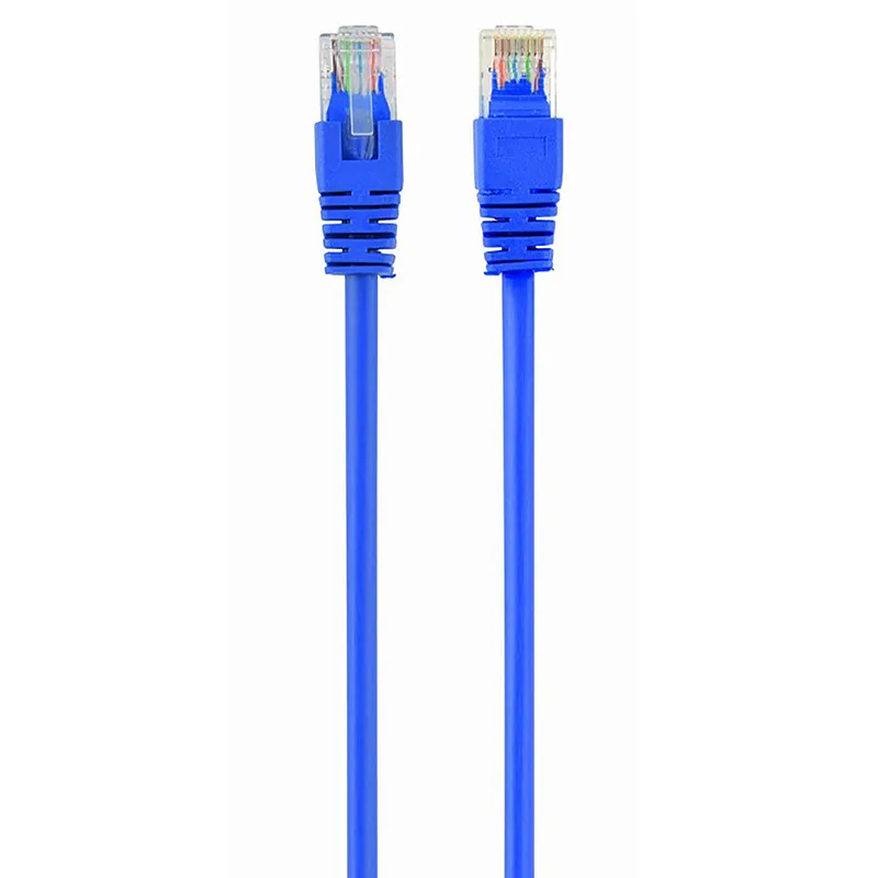 Patch cord Cablexpert PP12-0.25M, CAT5e UTP, 0,25m, Albastru