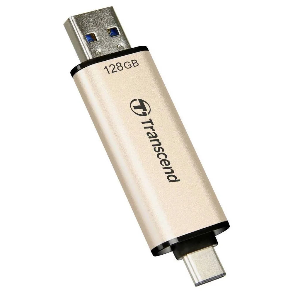 Memorie USB Transcend JetFlash 930C, 128GB, Auriu