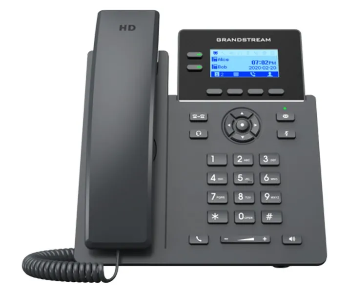 Telefon IP Grandstream GRP2602P, Negru