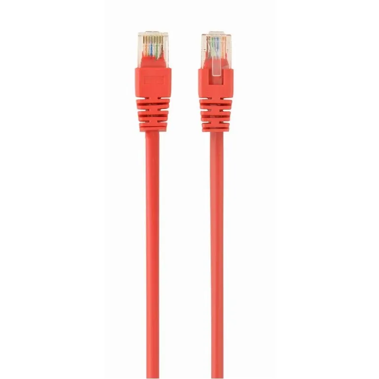 Patch cord Cablexpert PP6U-0.25M/R, Cat6 UTP, 0,25m, Roșu
