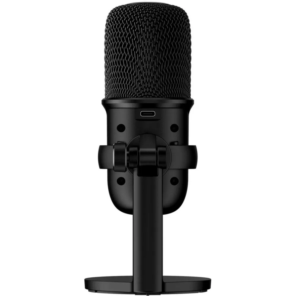 Microfon portabil pentru înregistrare vocală HyperX SoloCast, Cu fir, Negru