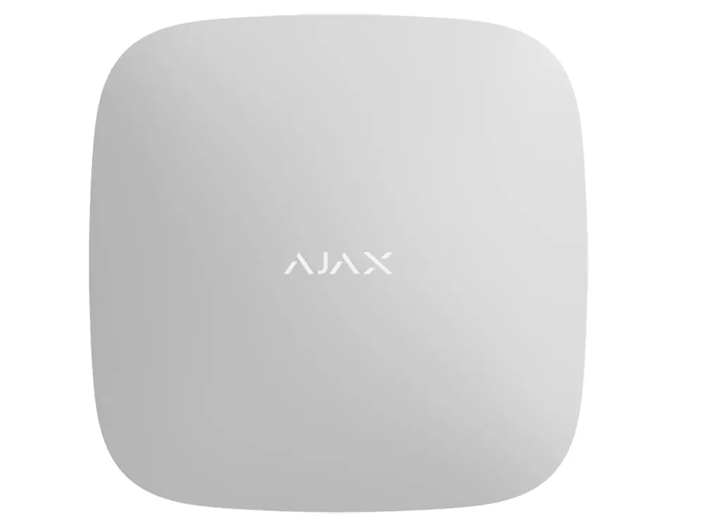Panou inteligent de control al alarmei Ajax Hub 2, Alb
