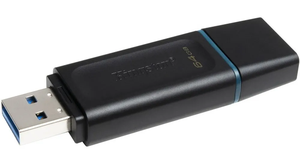 Memorie USB Kingston DataTraveler Exodia, 64GB, Negru/Albastru