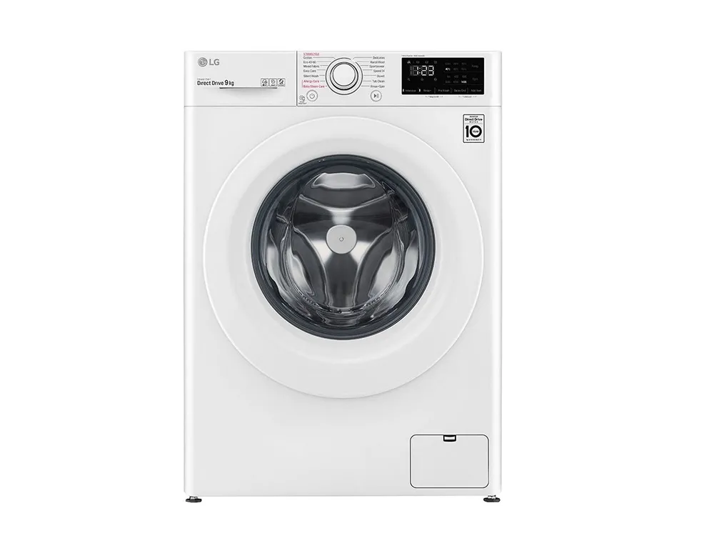 Mașină de spălat LG F4WV309S3E, 9kg, Alb