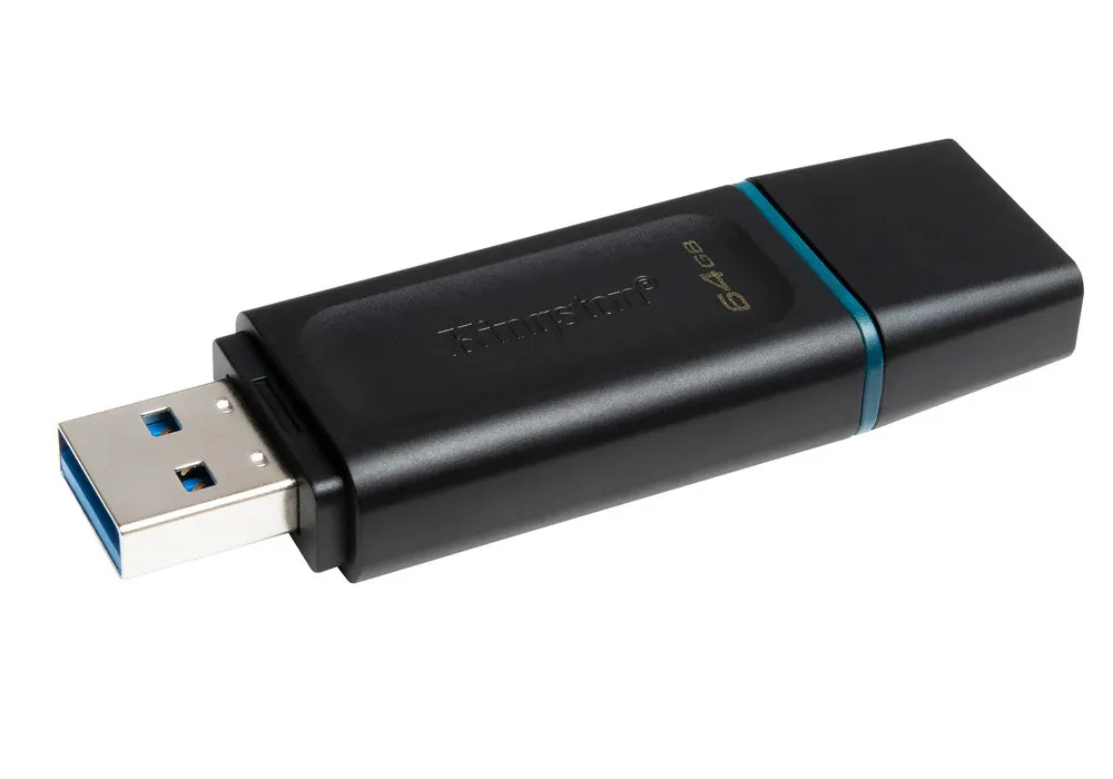 Memorie USB Kingston DataTraveler Exodia, 64GB, Negru/Albastru