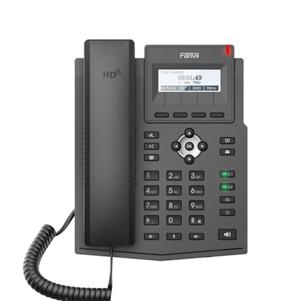 Telefon IP Fanvil X1SG, Negru