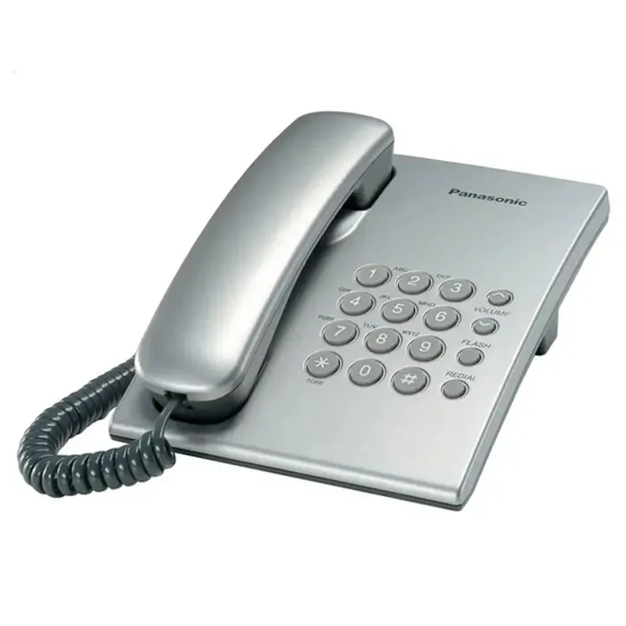 Telefon cu fir Panasonic KX-TS2350, Argintiu