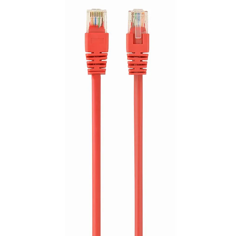 Patch cord Cablexpert PP12-0.25M/R, CAT5e UTP, 0,25m, Roșu