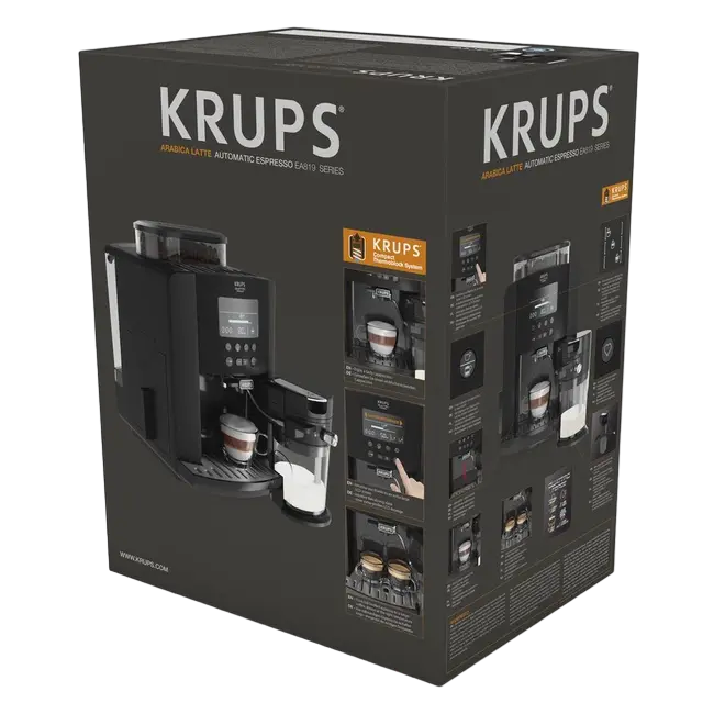Espressor automat Krups EA819N10, Negru