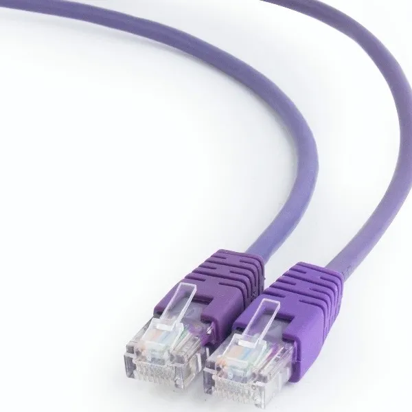 Patch cord Cablexpert PP12-0.5M/V, CAT5e UTP, 0,5m, Violet