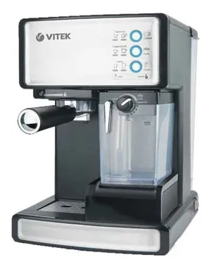Espressor manual VITEK VT-1514, 1238W, Argintiu
