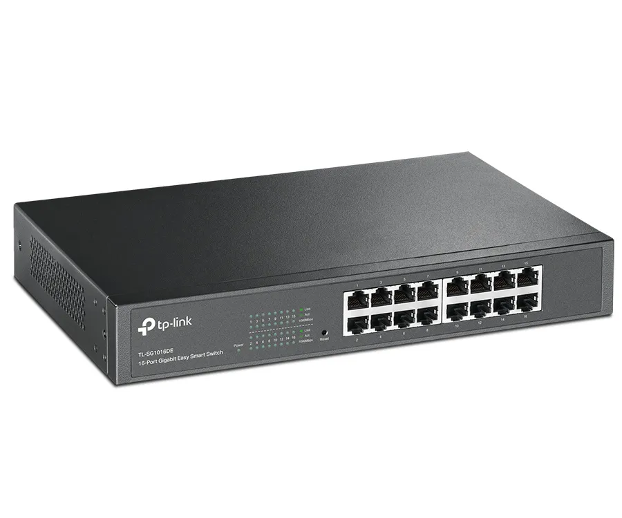 Switch de rețea TP-LINK TL-SG1016DE, 16x 10/100/1000 Mbps