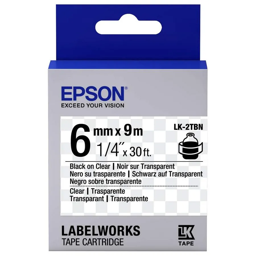  Epson LK-2TBN, 6 mm x 9 m