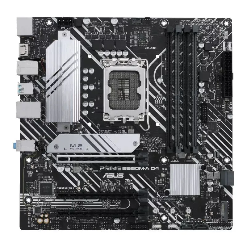 Placă de bază ASUS PRIME B660M-A D4, LGA1700, Intel B660, Micro-ATX