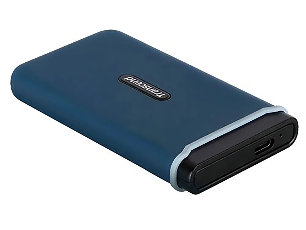 SSD portabil extern Transcend ESD370C, 1 TB, Albastru Marin (TS1TESD370C)