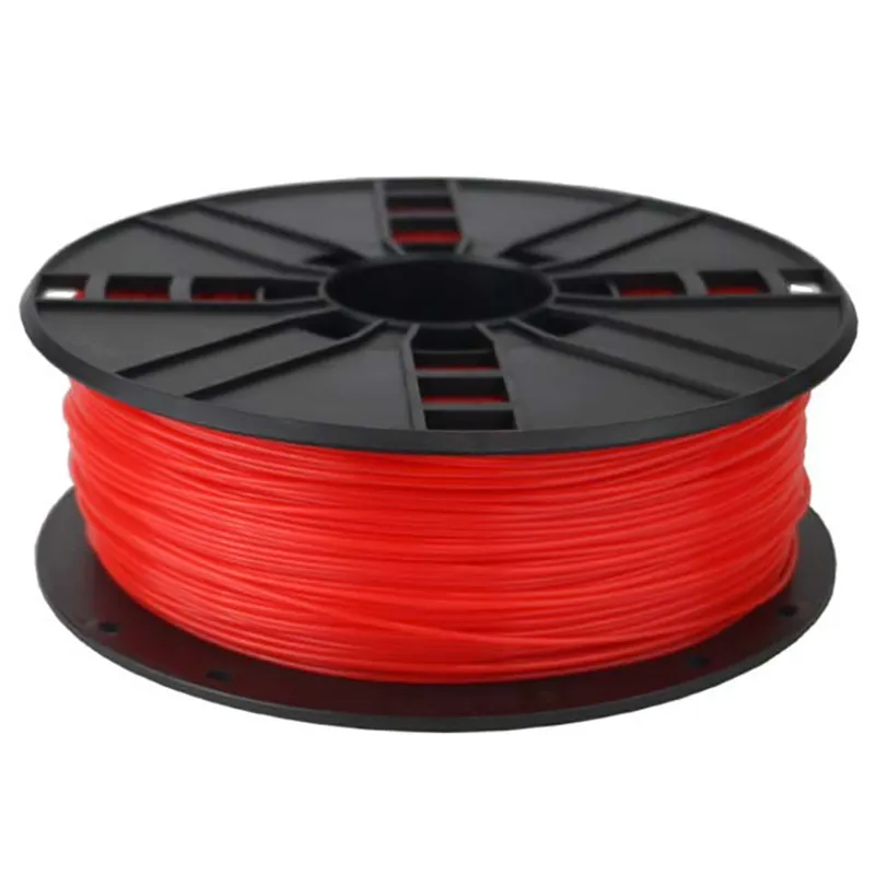 Filament pentru imprimantă 3D Gembird 3DP-ABS1.75-01-FR, ABS, Roșu Fluorescent, 1.75 mm, 1kg