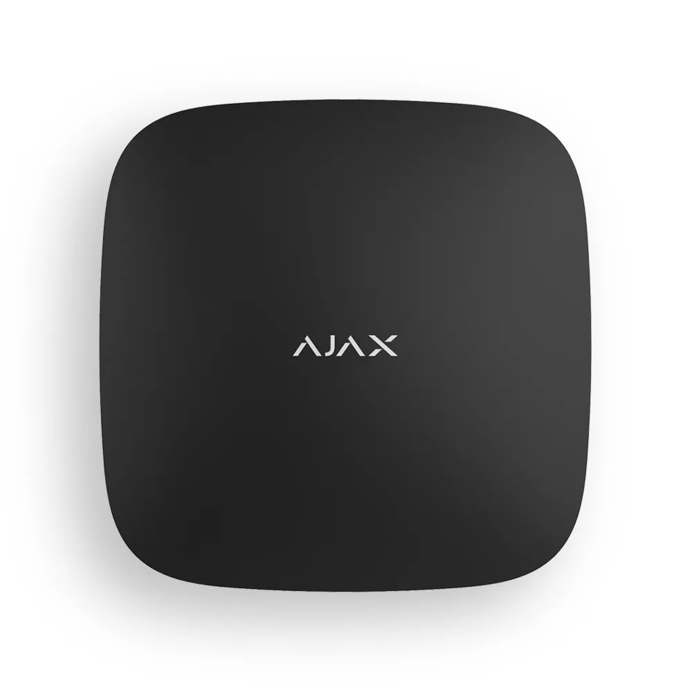 Panou inteligent de control al alarmei Ajax Hub 2 Plus, Negru