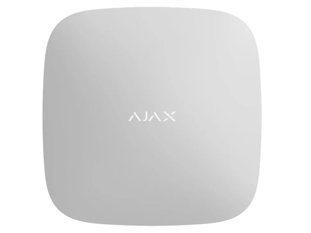 Panou inteligent de control al alarmei Ajax Hub Plus, Alb