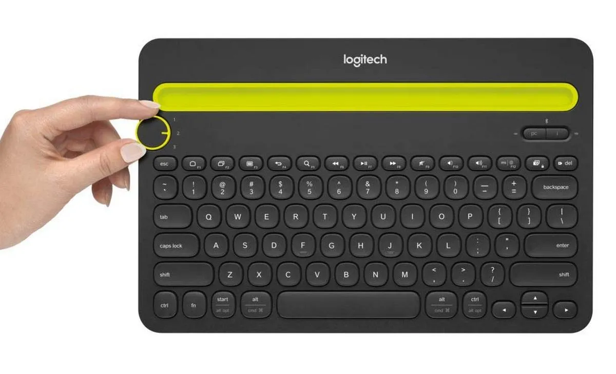Tastatură Logitech K480, Fără fir, Negru