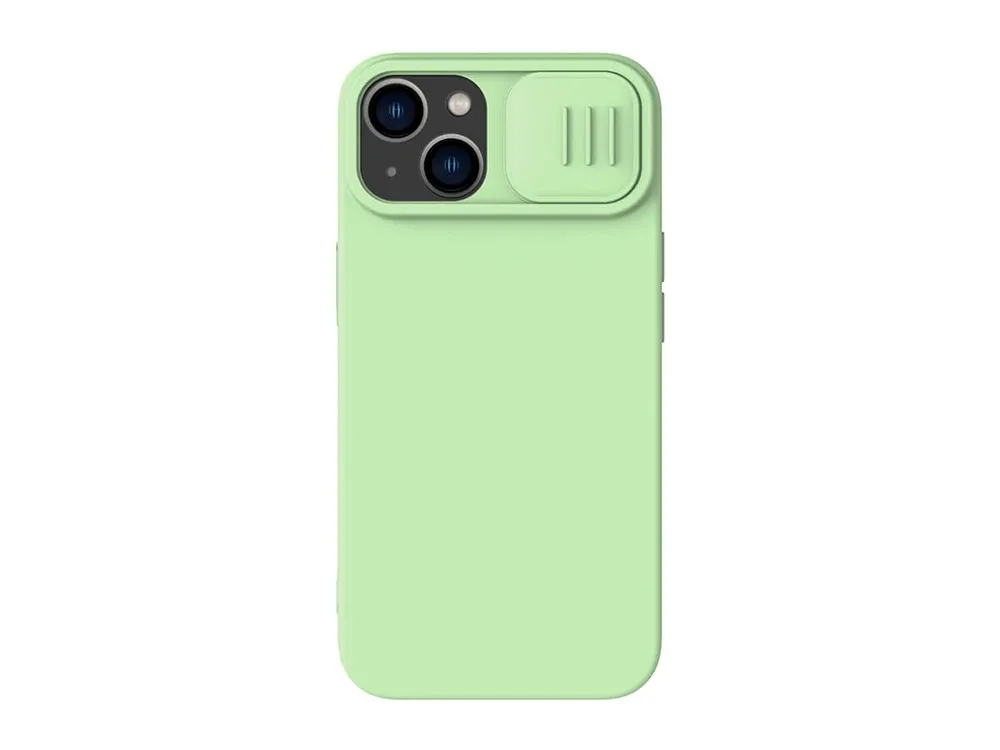 Nillkin Apple iPhone 14, CamShield Silky Silicone Case, Mint Green