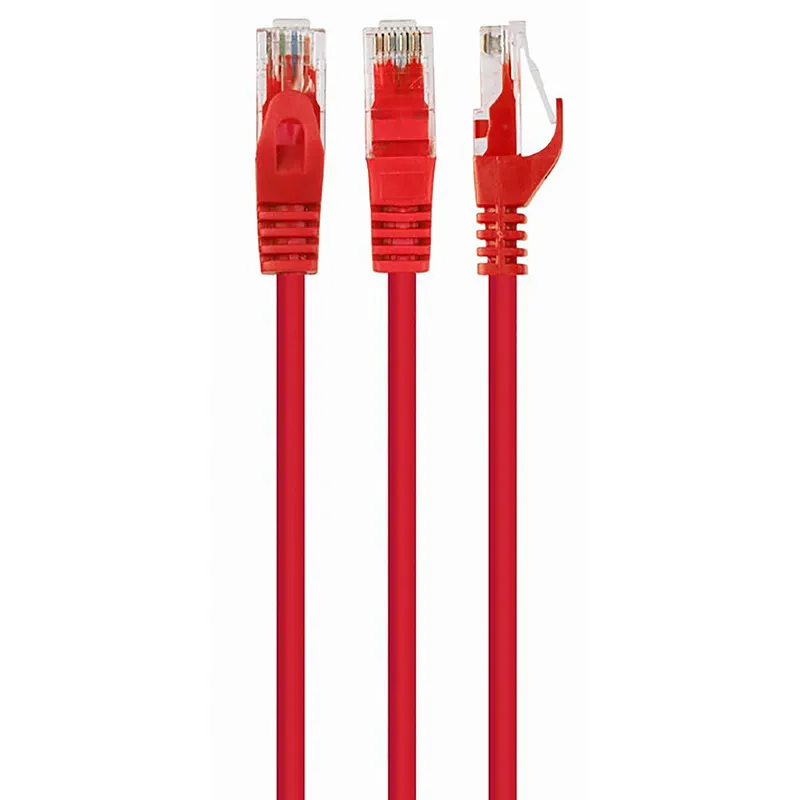 Patch cord Cablexpert PP6U-5M/R, Cat6 UTP, 5m, Roșu