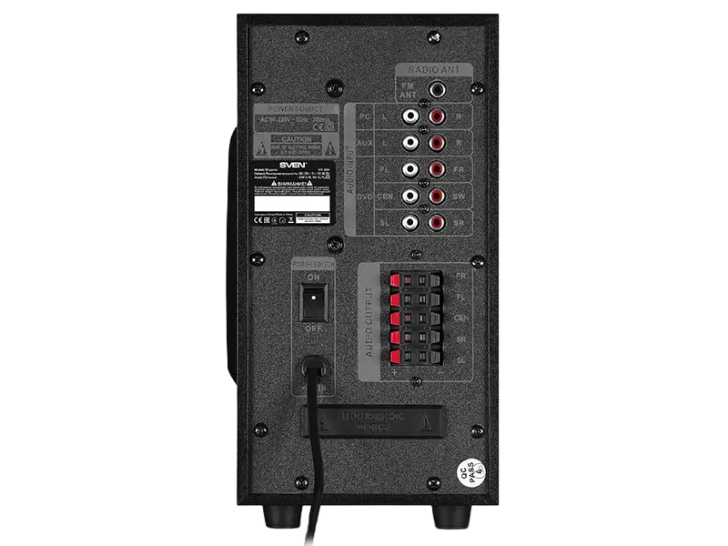 Sistem audio SVEN HT-201, Negru