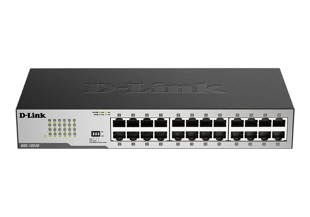 Switch de rețea D-Link DGS-1024D, 24x 10/100/1000 Mbps