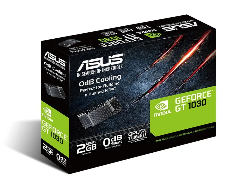 Placă Video ASUS GT1030-SL-2G-BRK,  2GB GDDR5 64bit