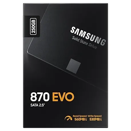 Unitate SSD Samsung 870 EVO  MZ-77E250, 250GB, MZ-77E250BW
