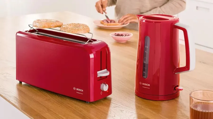 Toaster Bosch TAT3A004, Roșu