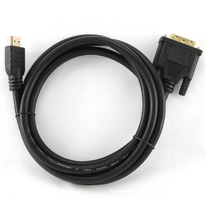 Cablu Video Cablexpert CC-HDMI-DVI-0.5M, HDMI (M) - DVI-I (M), 0,5m, Negru