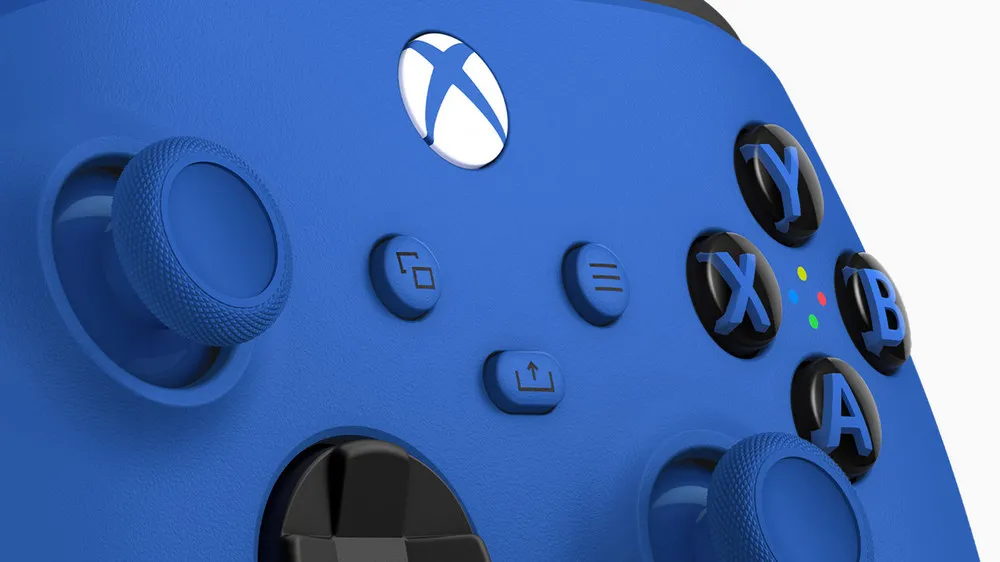 Gamepad Microsoft Xbox, Albastru