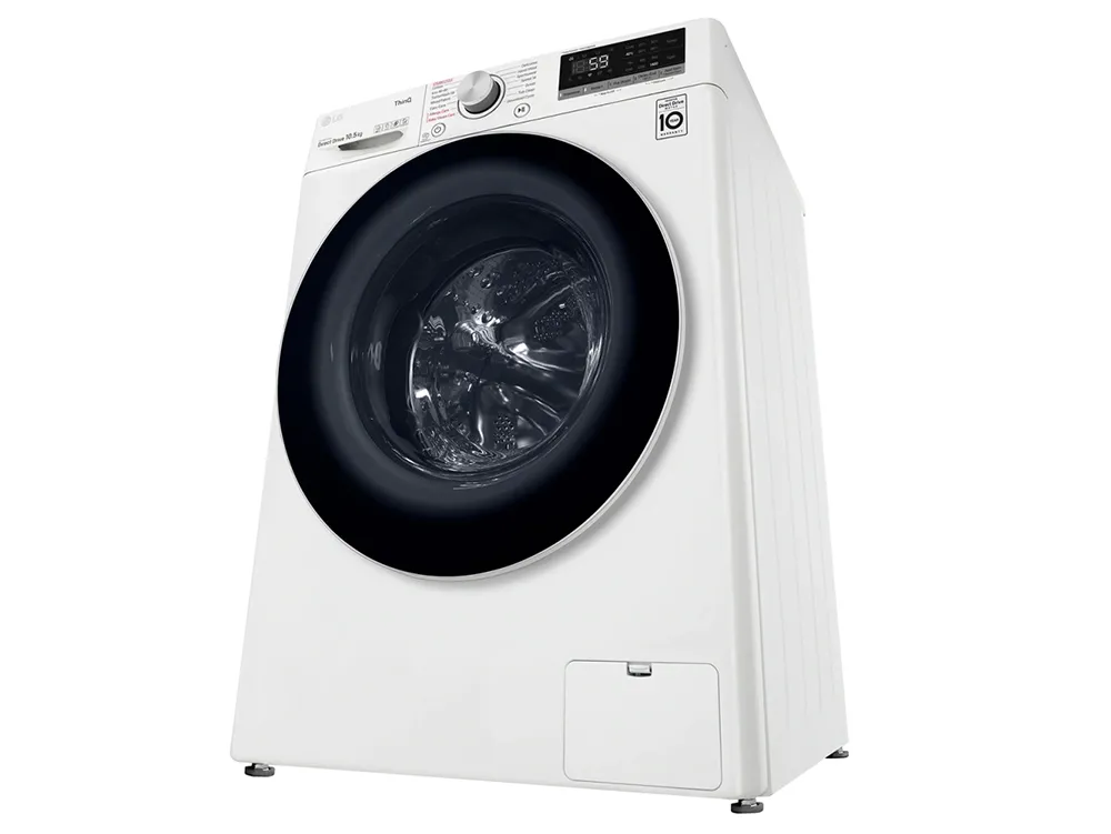 Mașină de spălat LG F4WV510S0E, 10,5kg, Alb