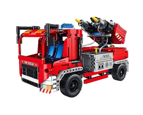 Constructor XTech Mini Fire Truck with Water Spraying