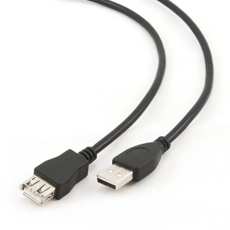 Cablu prelungitor Gembird CCF-USB2-AMAF-10, USB Type-A (F)/USB Type-A (M), 3m, Negru