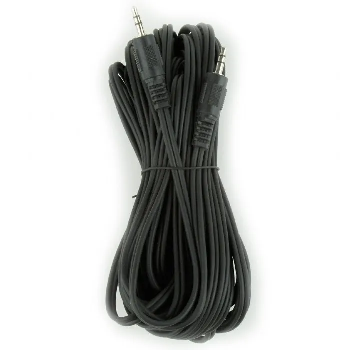 Cablu audio Cablexpert CCA-404-10M, 3.5mm 3-pin (M) - 3.5mm 3-pin (M), 10m, Negru