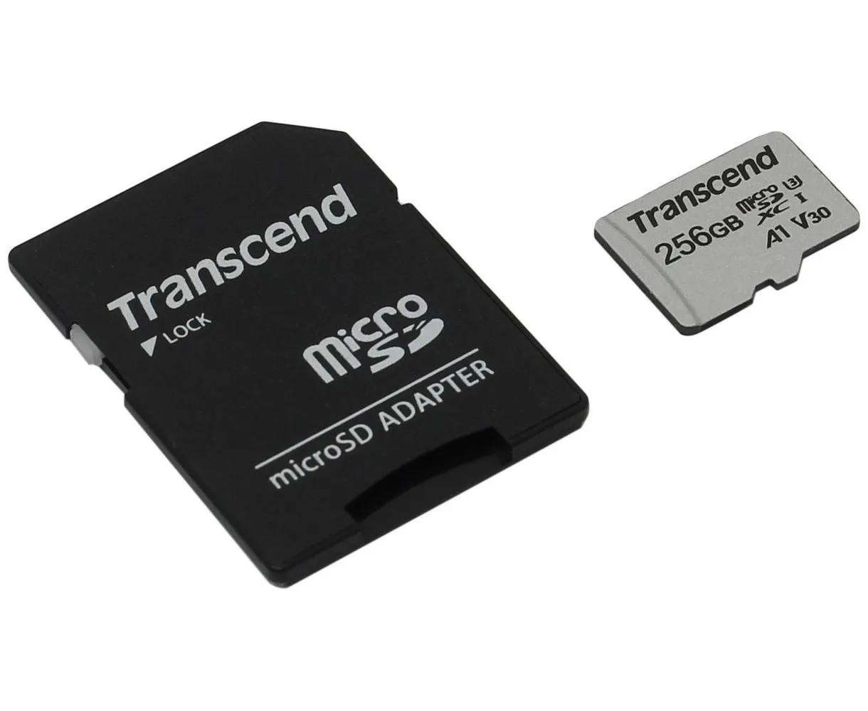 Card de Memorie Transcend MicroSDXC Class 10, 256GB (TS256GUSD300S-A)