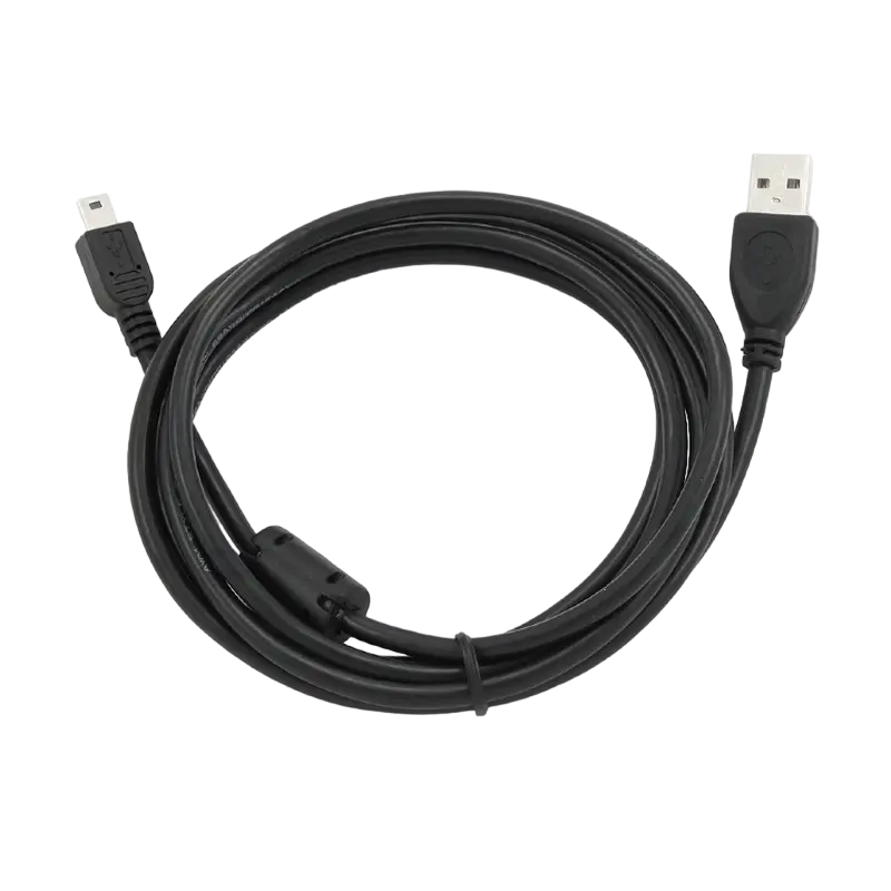 Cable de date Cablexpert CCF-USB2-AM5P-6, USB Type-A (F)/Mini-USB, 1,8m, Negru
