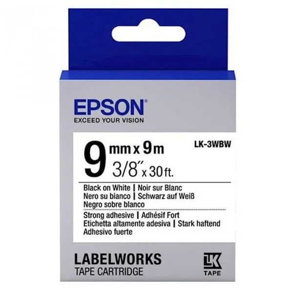  Epson LK-3WBW, 9mm x 9m