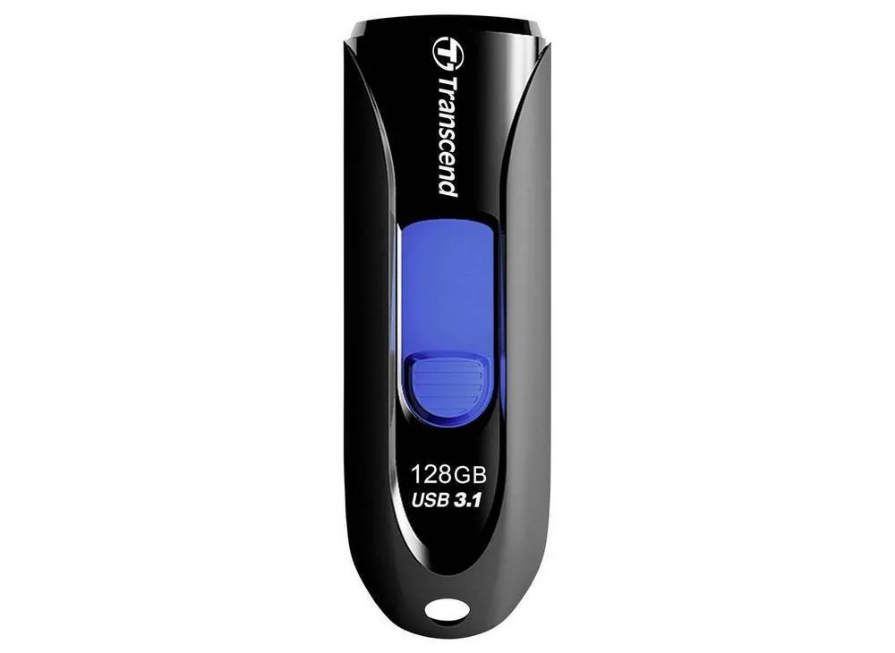 Memorie USB Transcend JetFlash 790, 128GB, Negru/Albastru