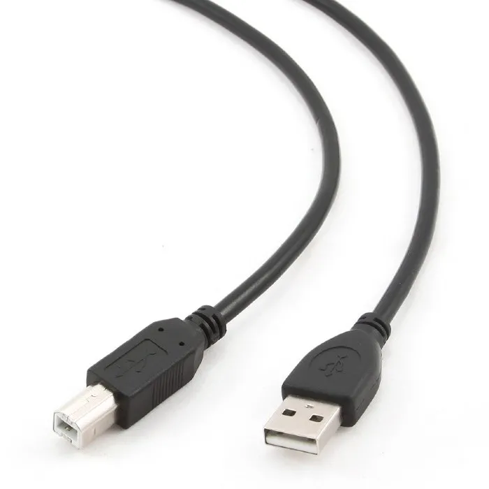 Cablu de comunicație Cablexpert CCP-USB2-AMBM-6, USB Type-A/USB Type-B, 1,8m, Negru