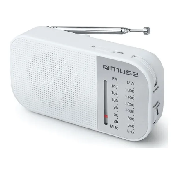 Radio portabil MUSE M-025 RW, Alb