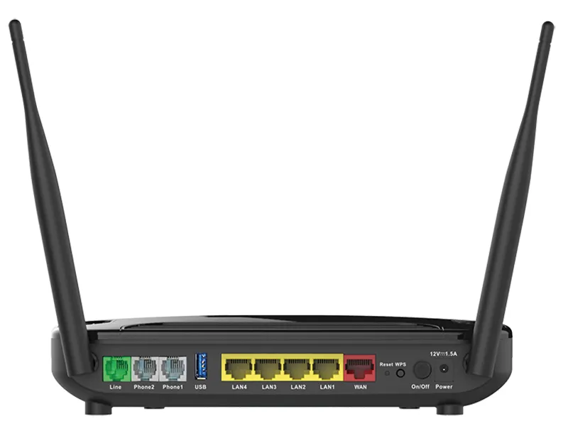 Router fără fir D-Link DVG-N5402G, 3G, 4G, Negru
