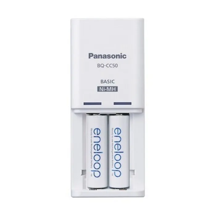 Încărcător Acumulatori Panasonic BQ-CC50, Alb