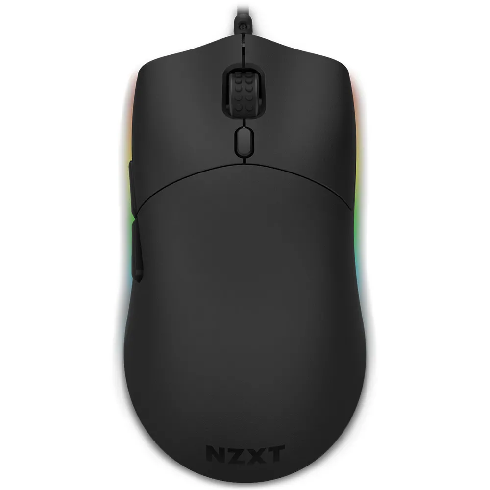 Gaming Mouse NZXT Lift, up to16k dpi, PixArt 3389, 6 buttons, Omron SW, RGB, 67g, 2m, USB, Black