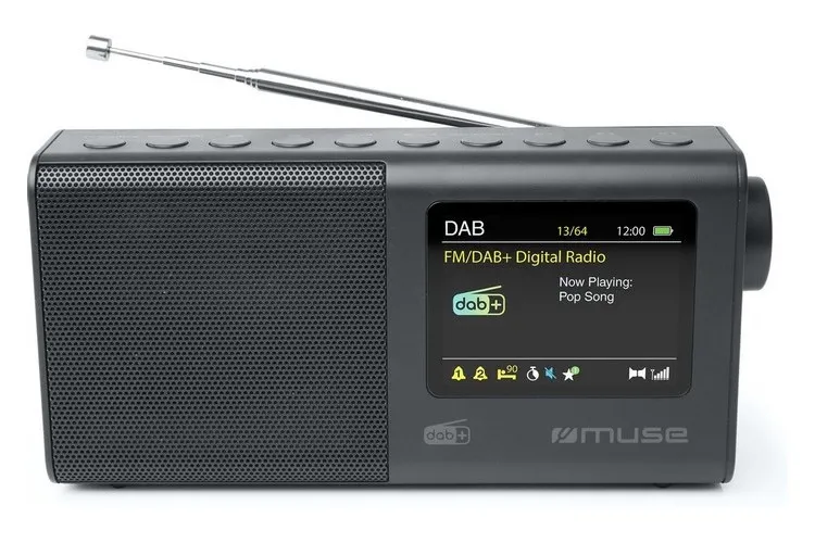 Radio portabil MUSE M-117 DB, Negru