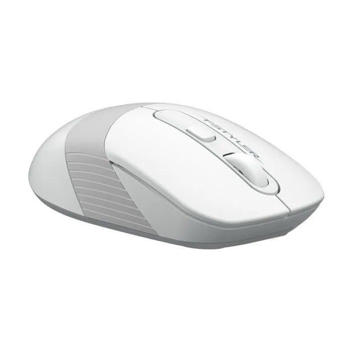 Mouse Wireless A4Tech FG10, Alb/Gri